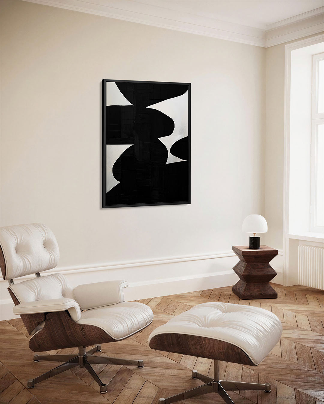 Dynamische vormen Kunstwerk