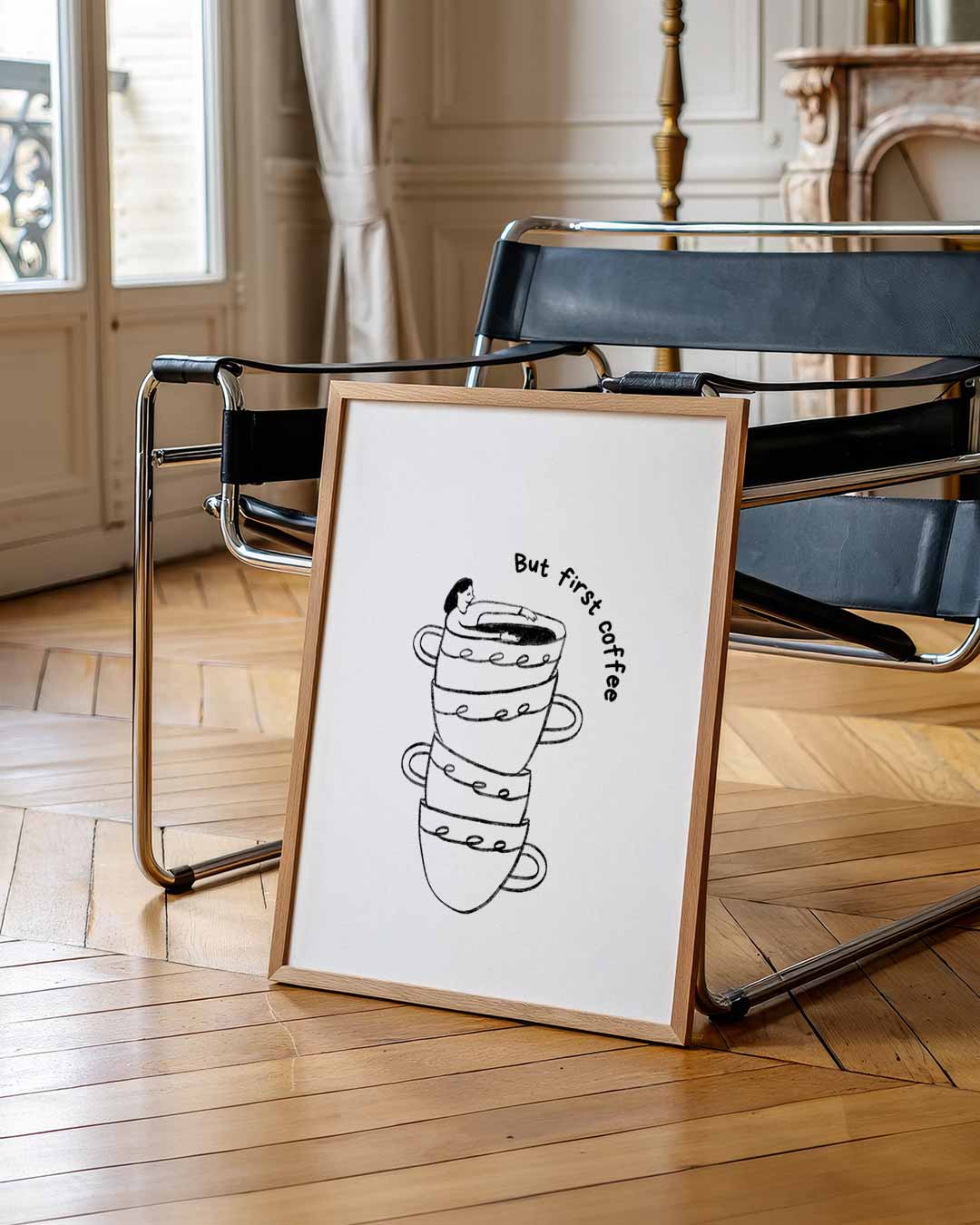 But First Coffee Poster-WallArtistic