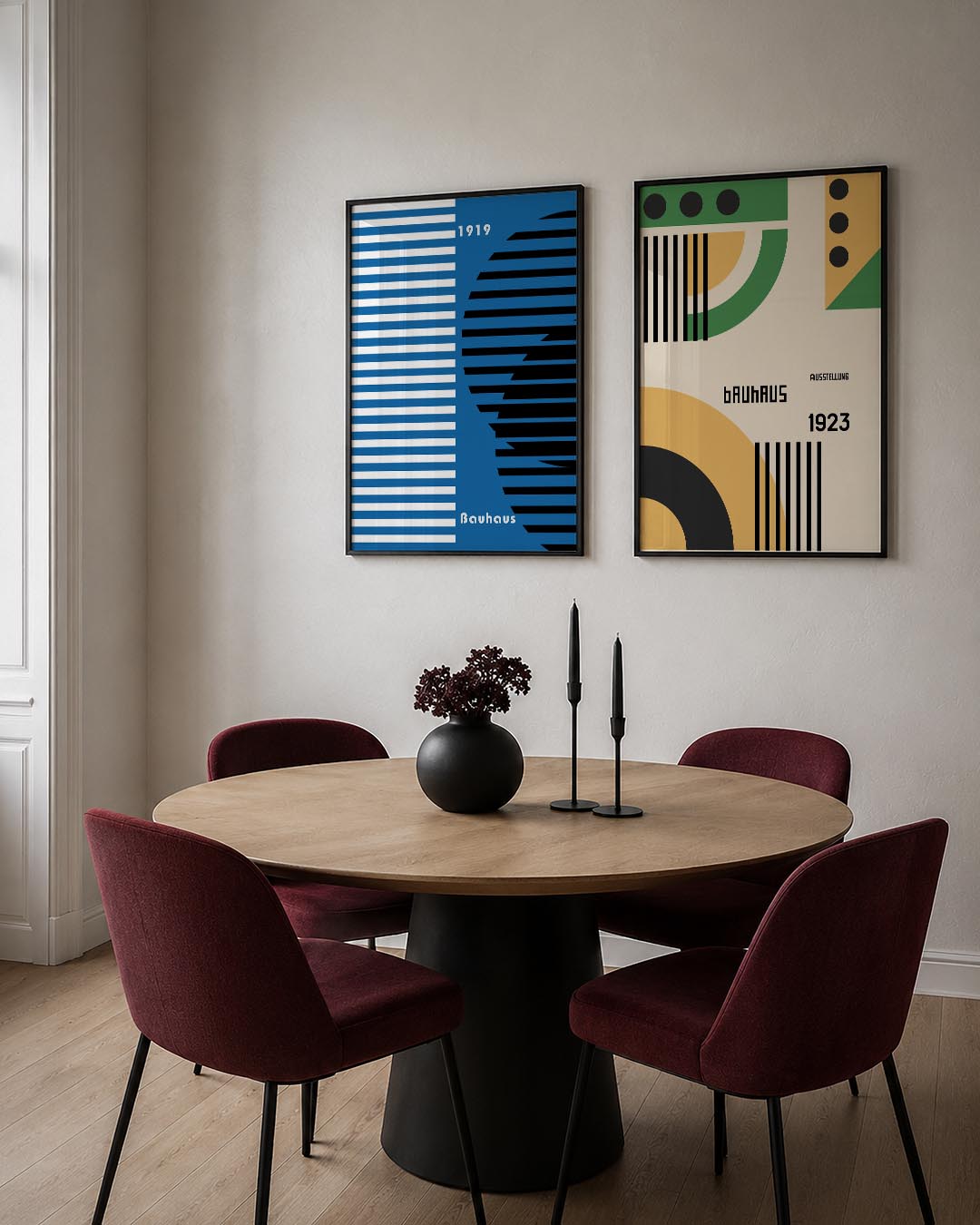 Lijnen en kleurvlakken Posterset