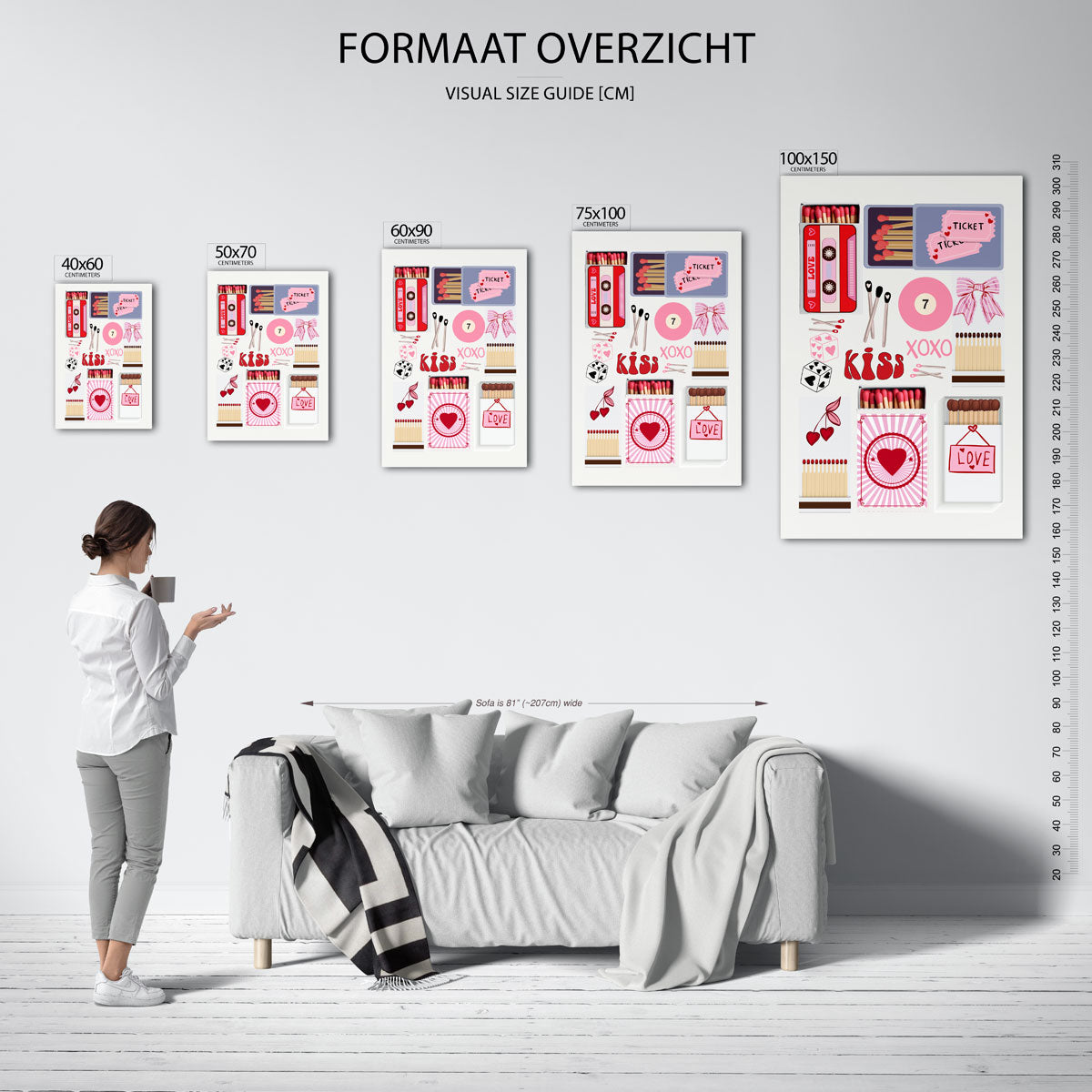 Speelse elementen Kunstwerk