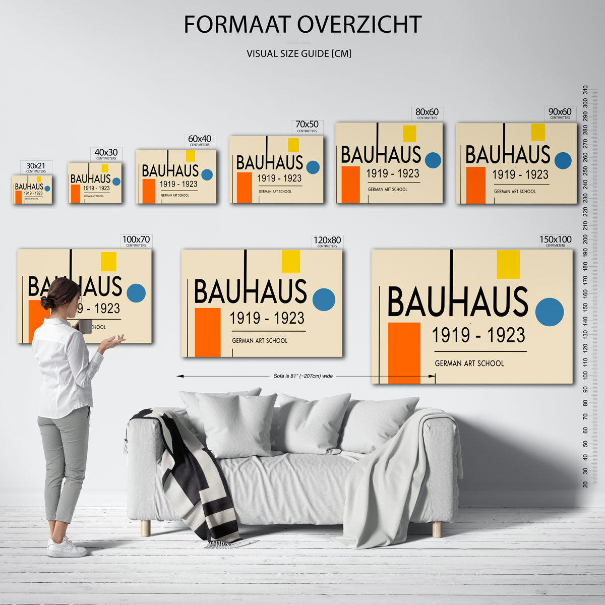 Vormen en vlakken Poster