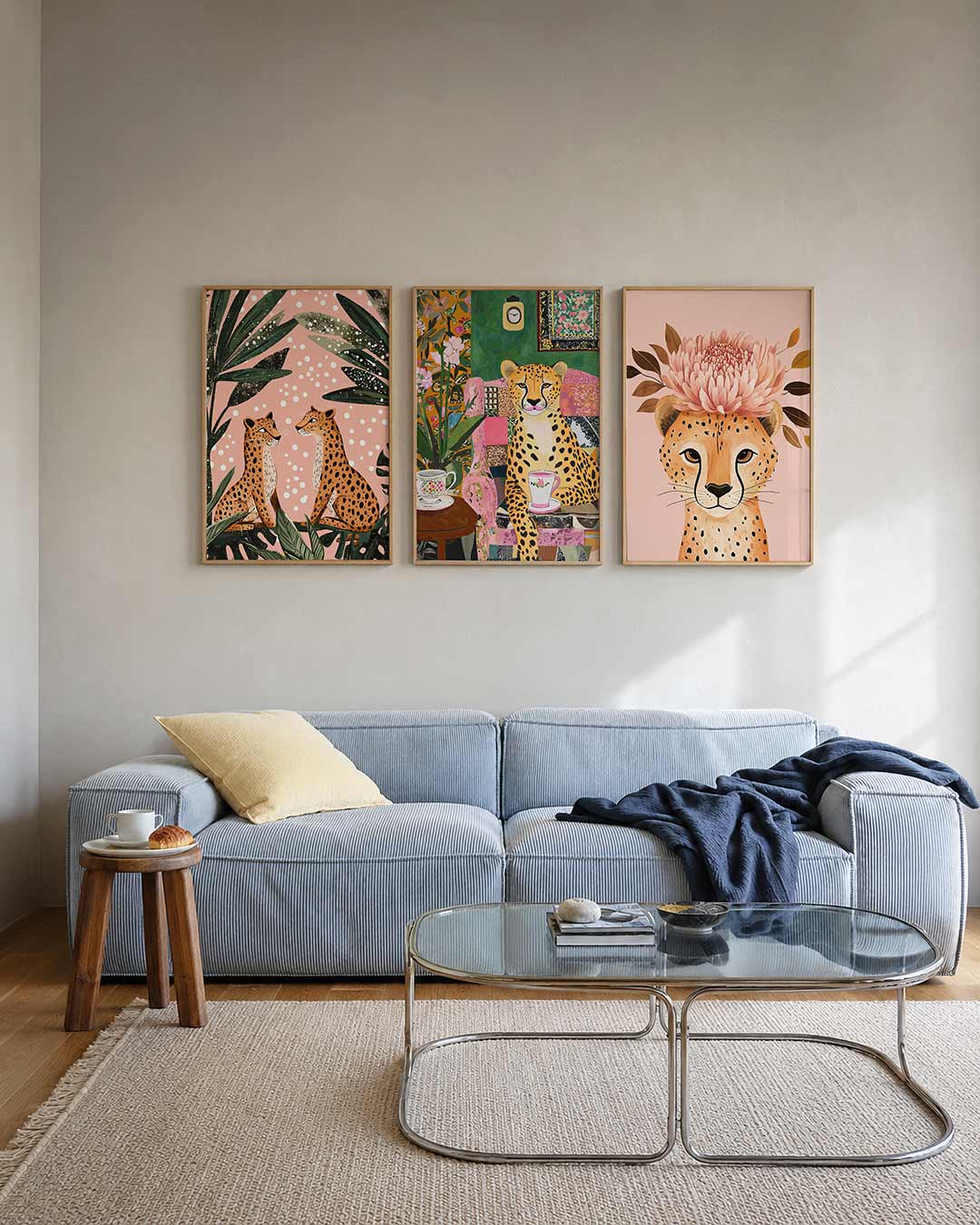 Jungle ontmoeting Posterset