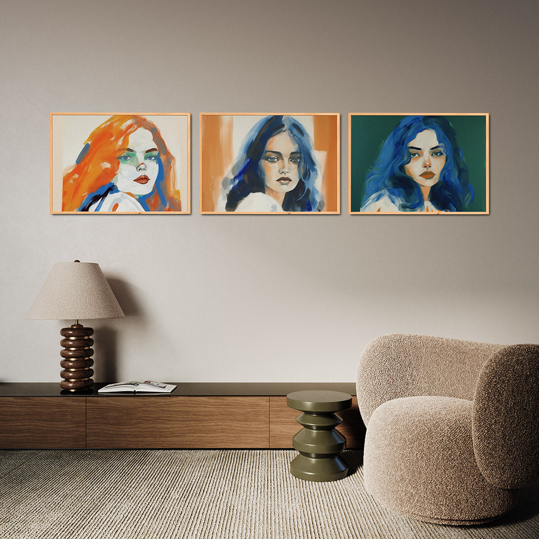 Portretuitdrukking Posterset