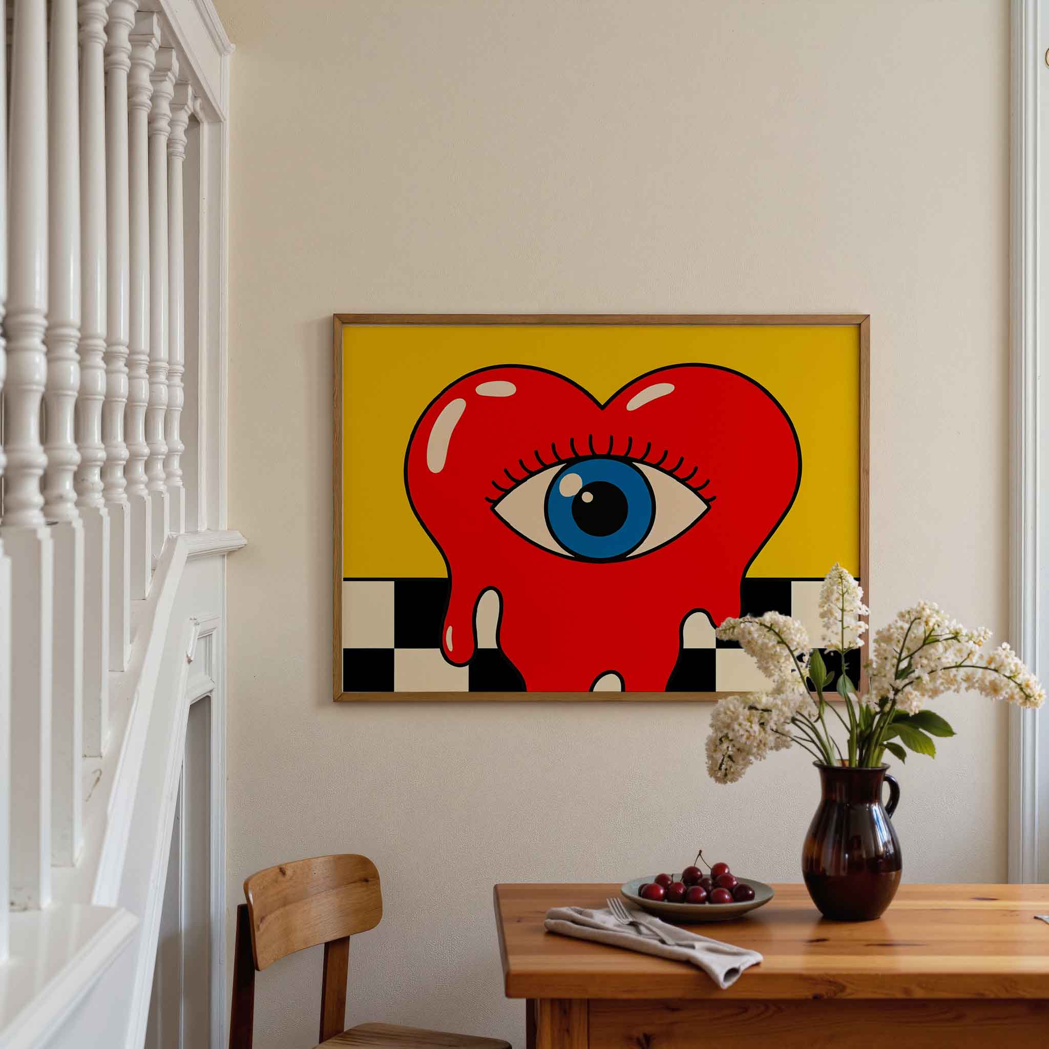 Oog in hart Poster