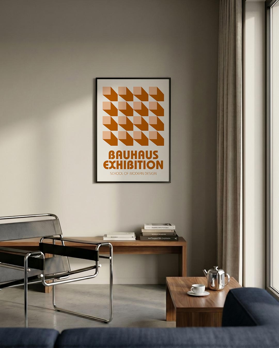 Vorm en schaduw Poster