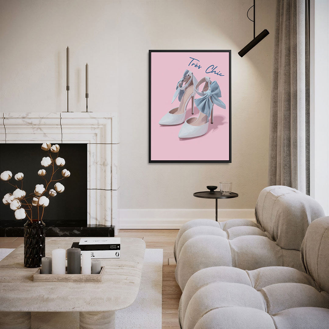 Elegante hakken Kunstwerk