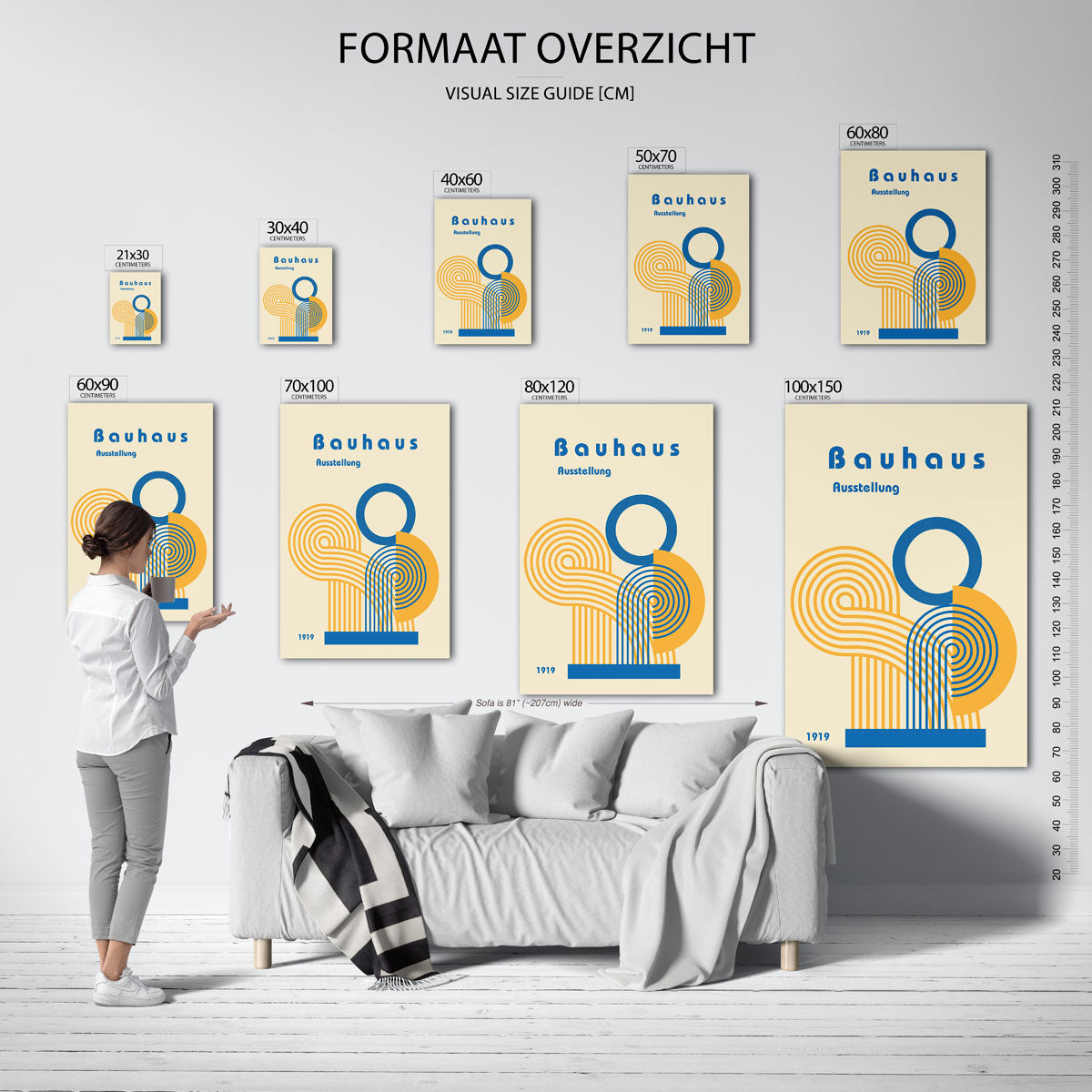 Vorm en kleur Poster
