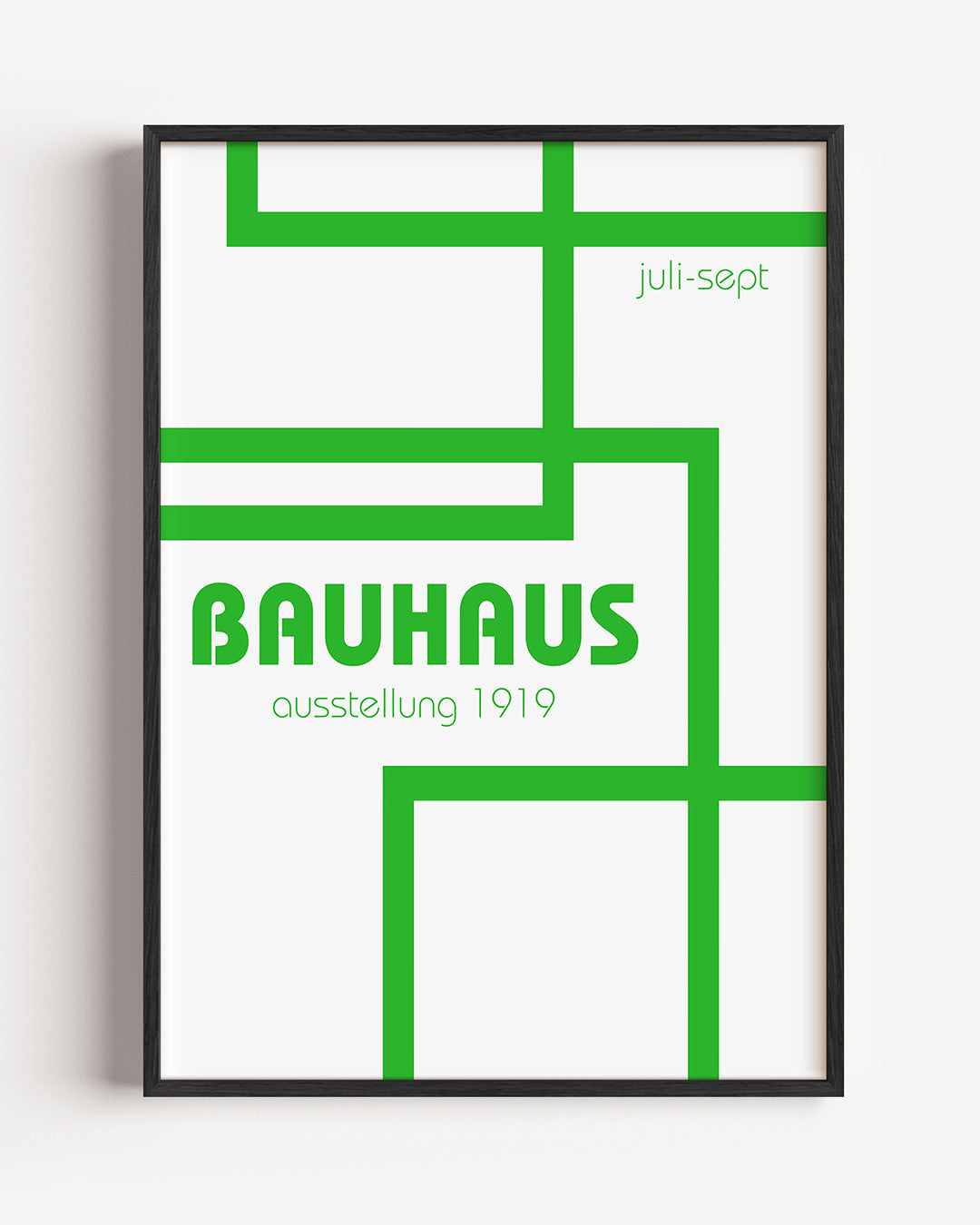 Lijnen en kleurvlakken Poster