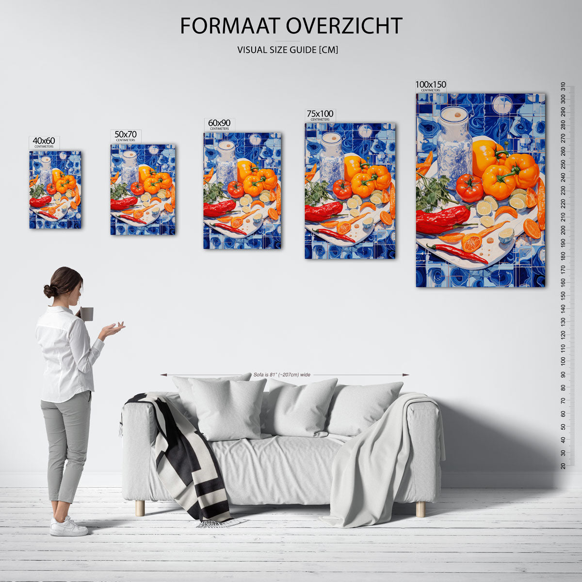 Interieur scène Kunstwerk