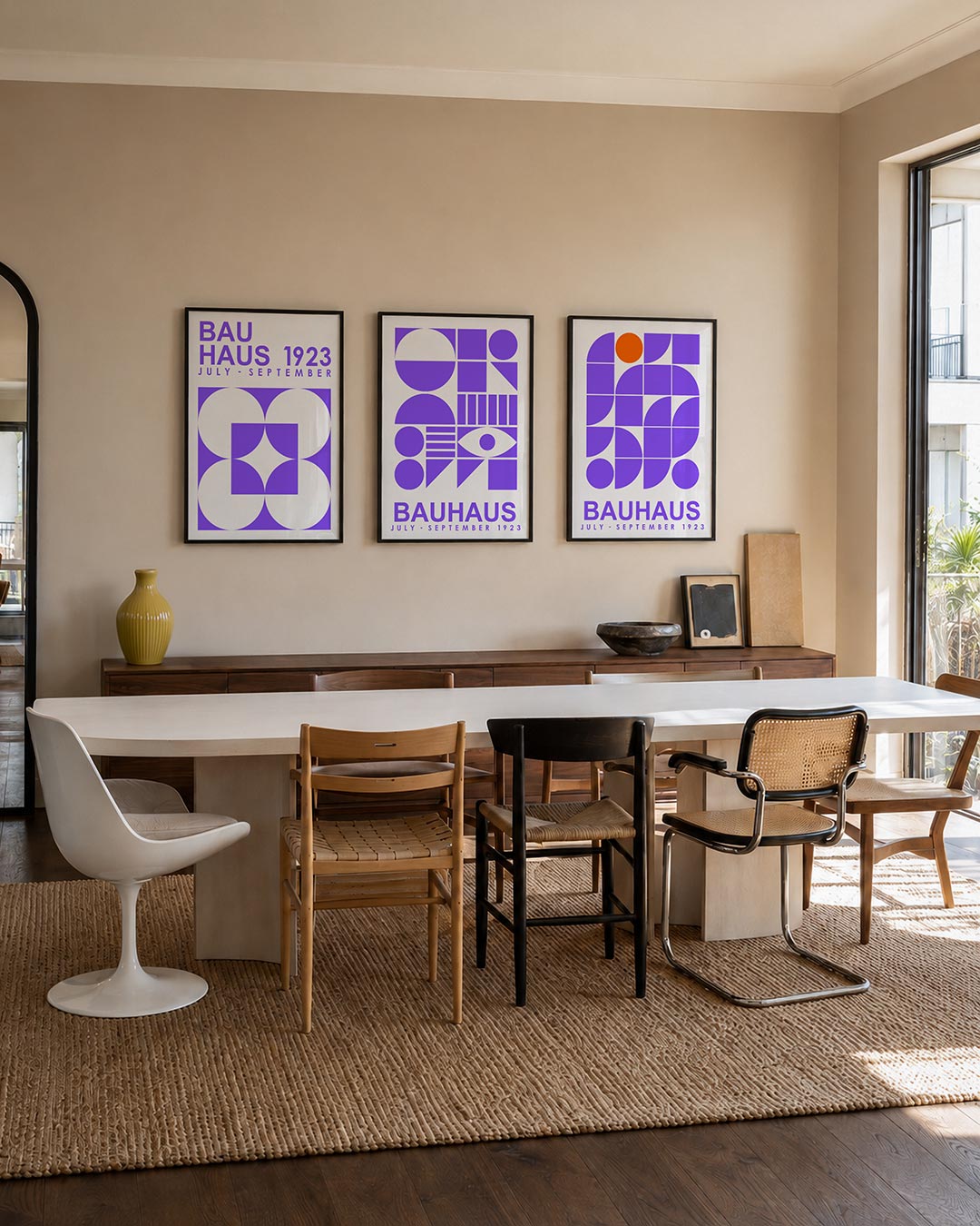Vormen en vlakken Posterset