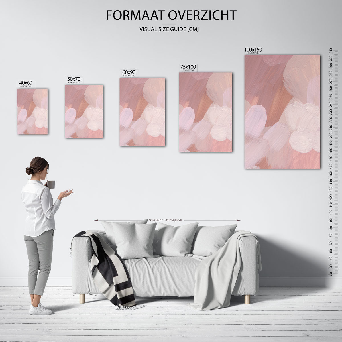Zachte borstelstreken Kunstwerk