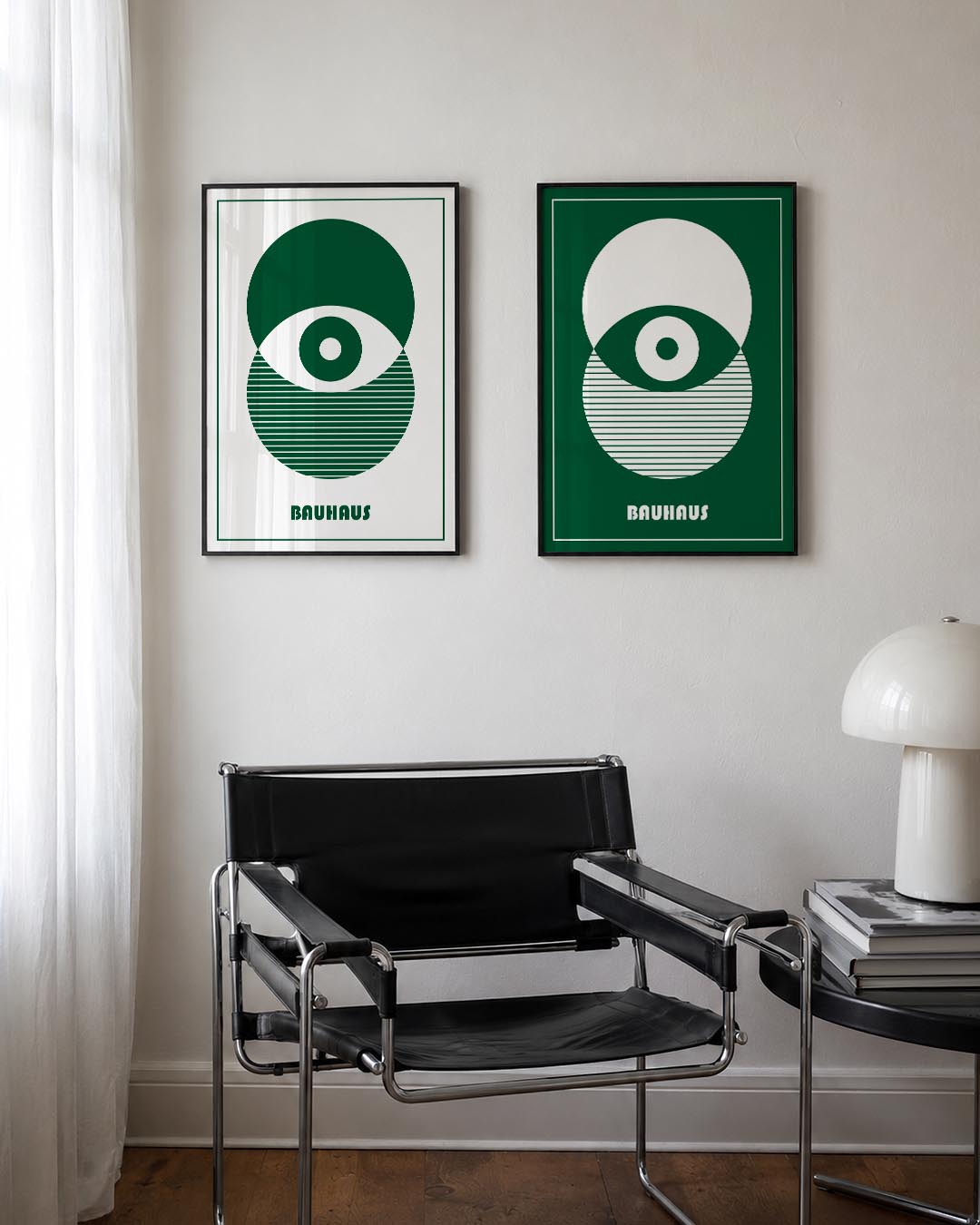 Cirkel en strepen Posterset
