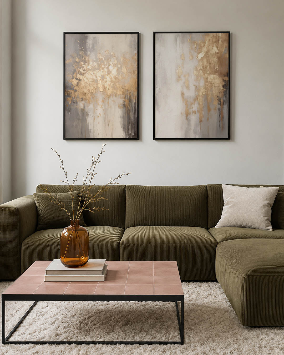 Gouden vervaging Posterset