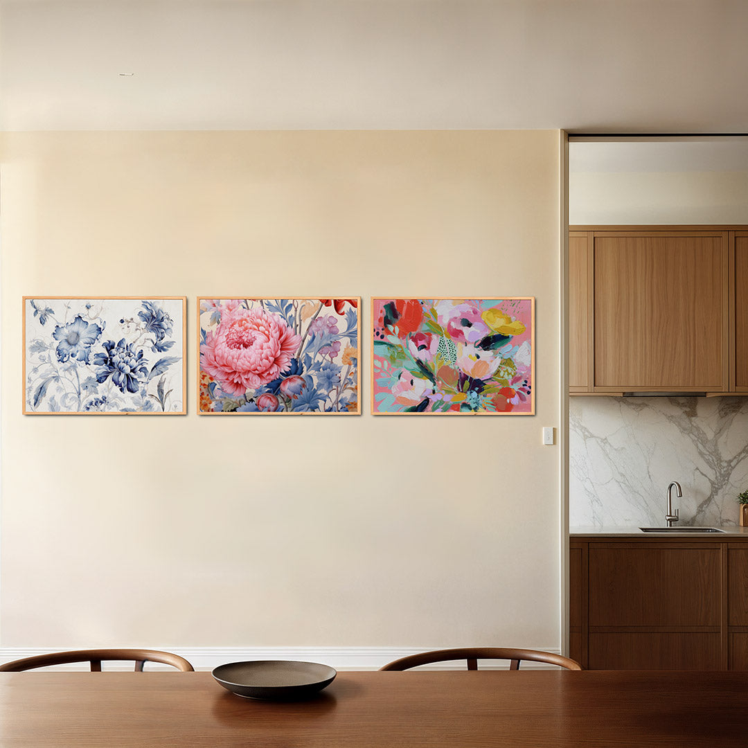 Bloemrijke harmonie Posterset