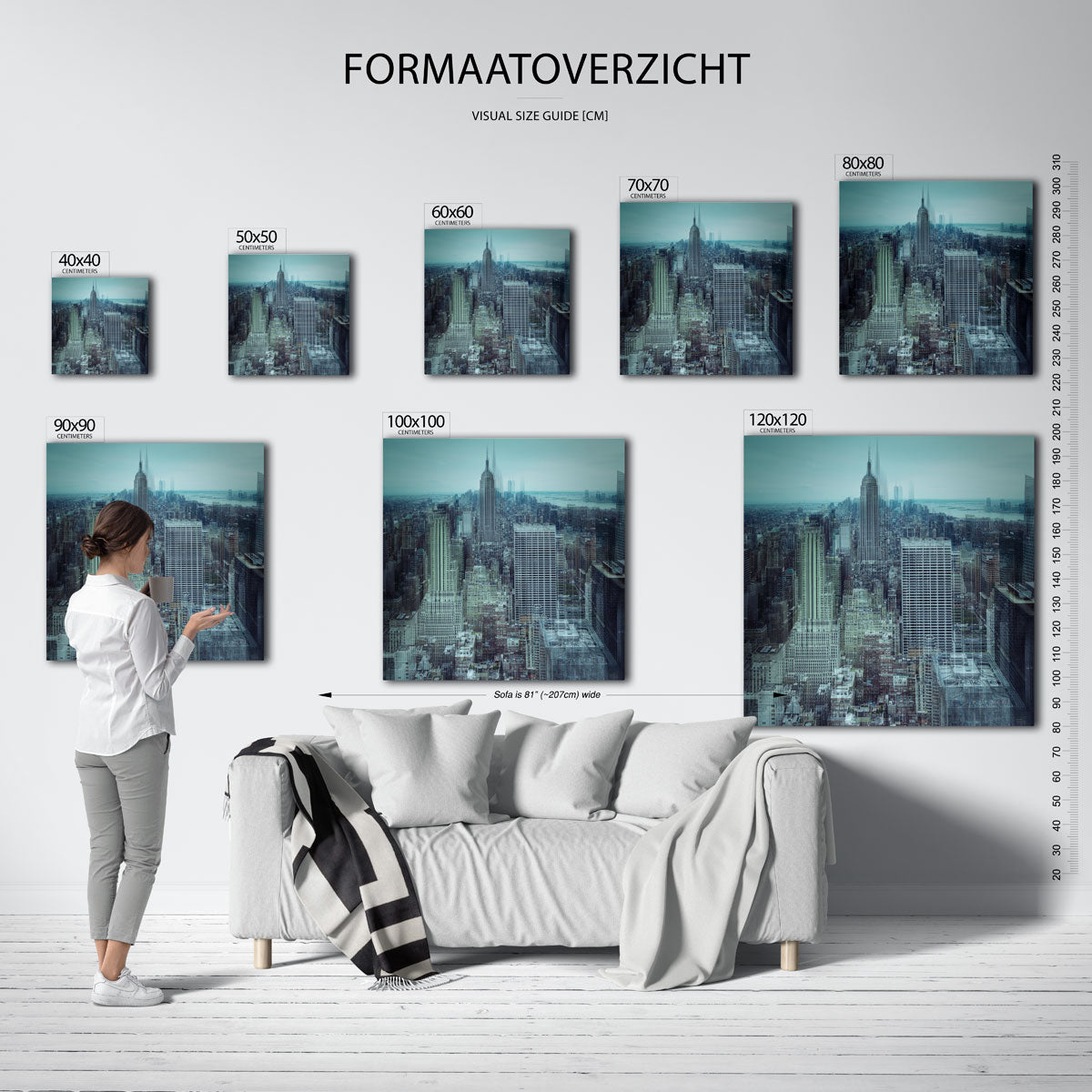 Stedelijke hoogtepunten Poster