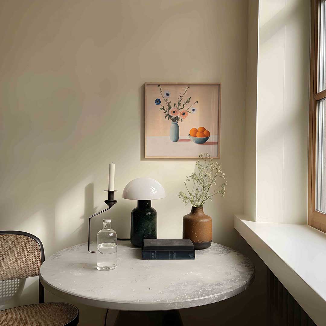Bloemen en fruit Poster