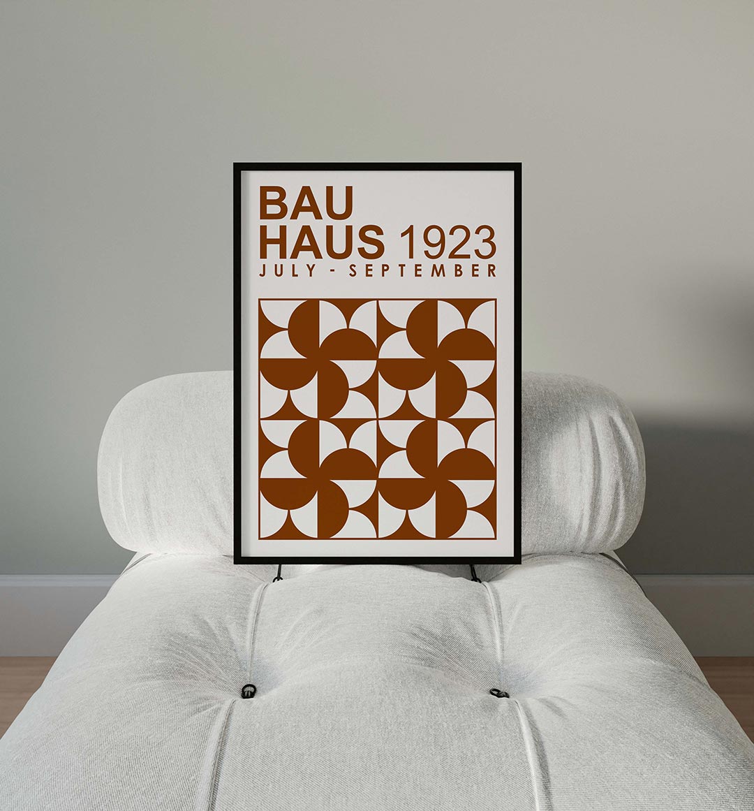 Vormritme en kleur Poster