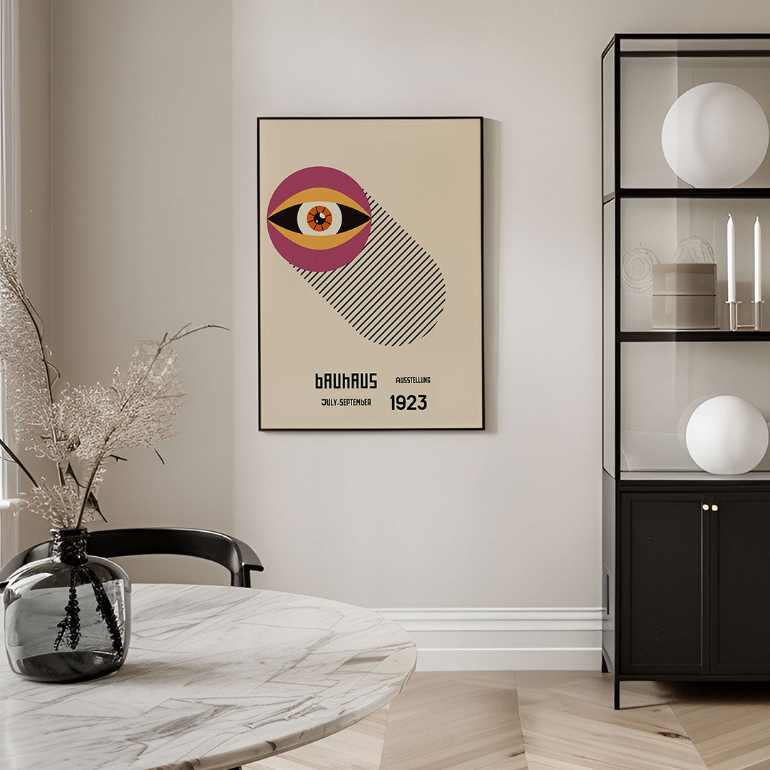 Oog en lijnen Poster