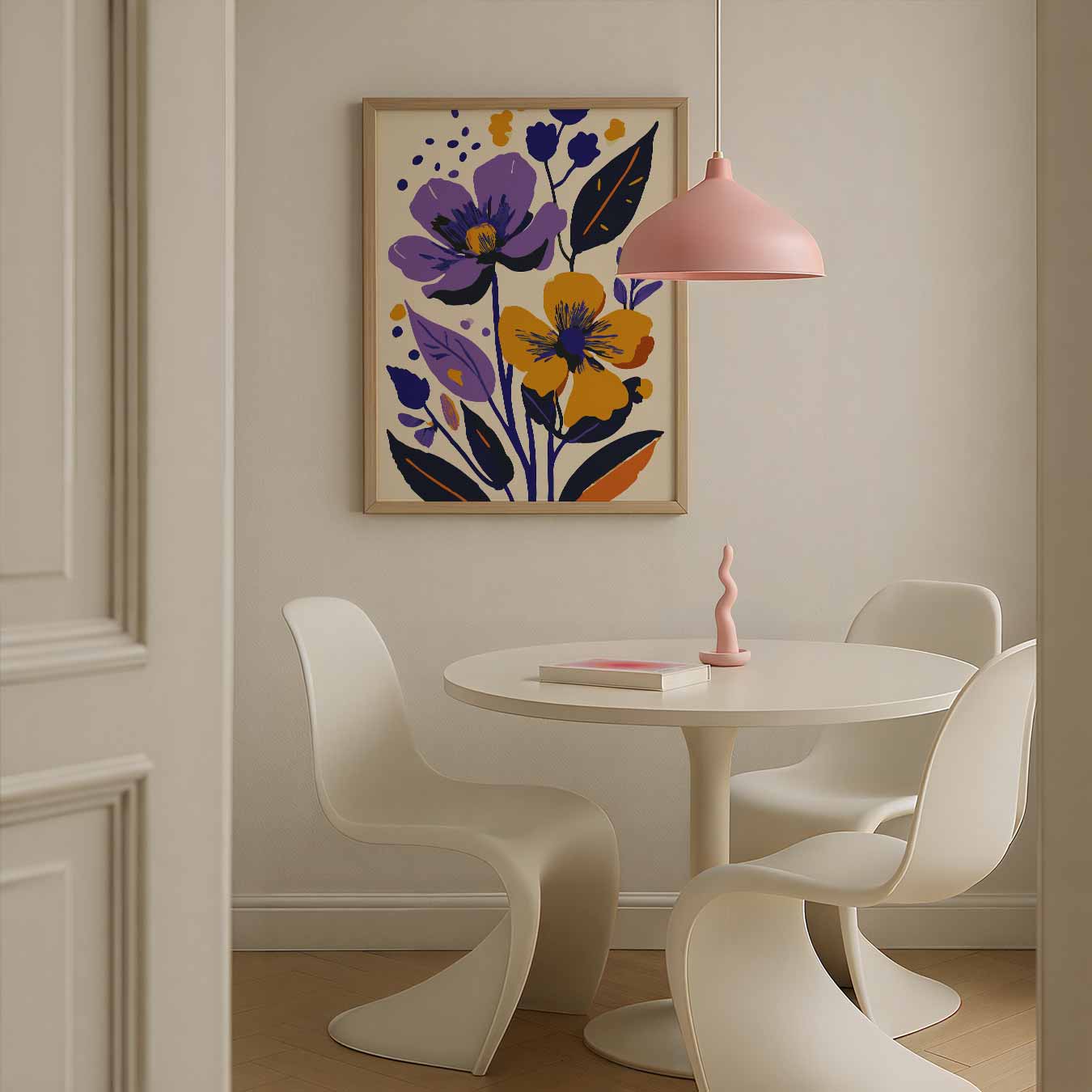 Bloemenfeest in Vrolijke Kleuren Poster-WallArtistic