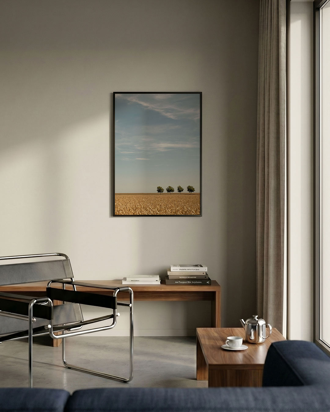 Rustig landschap Poster