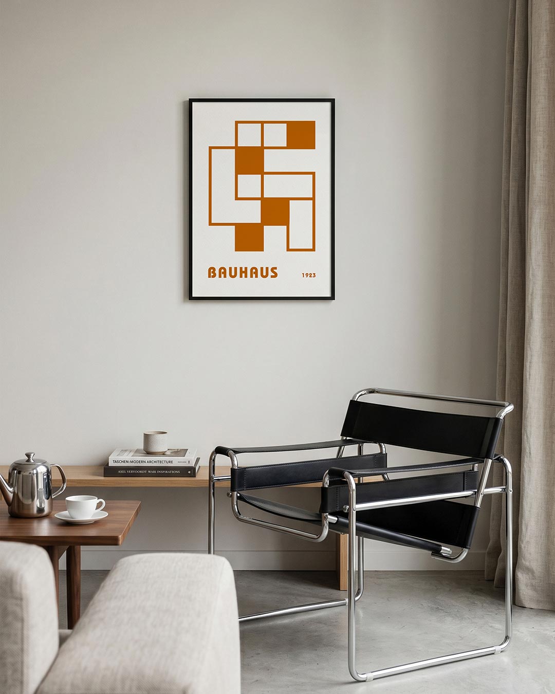 Vormstructuur en lijnen Poster