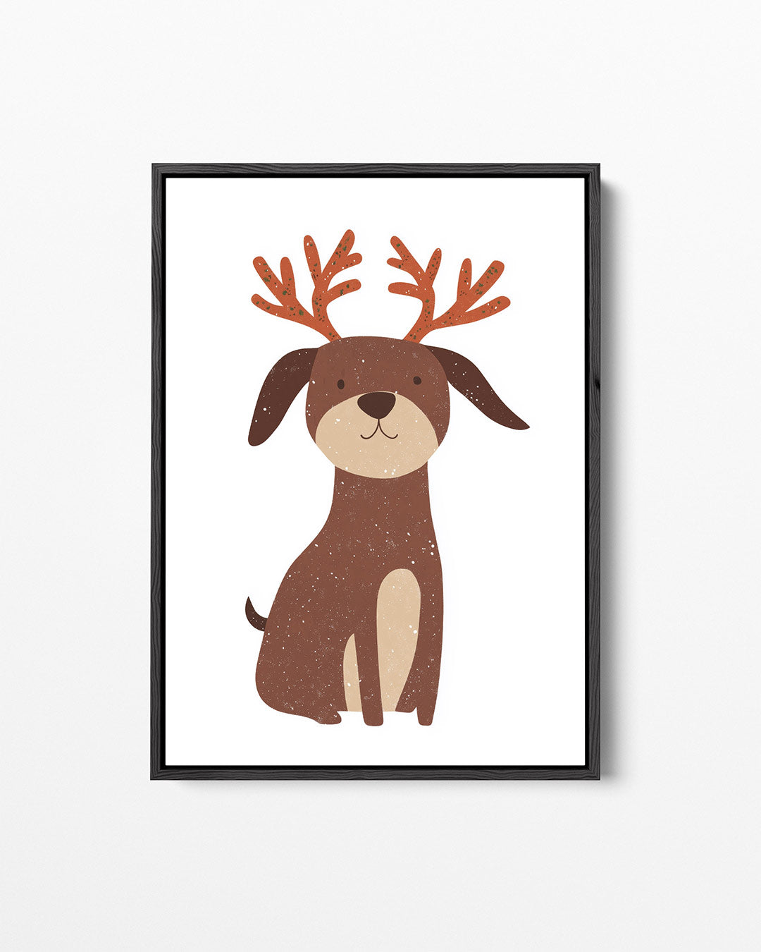 Vrolijke hond illustratie Kunstwerk