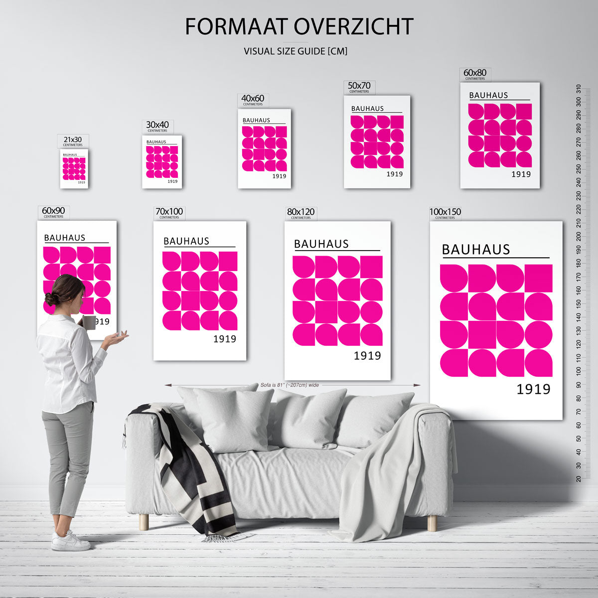 Vormen en vlakken Poster