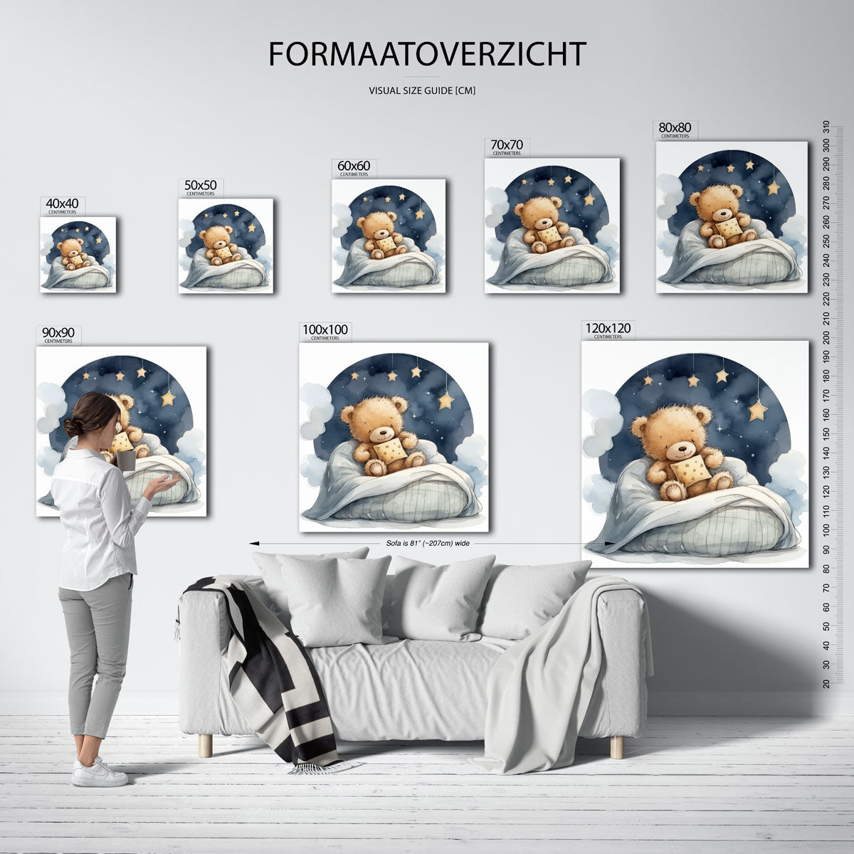 Slapende beer Poster