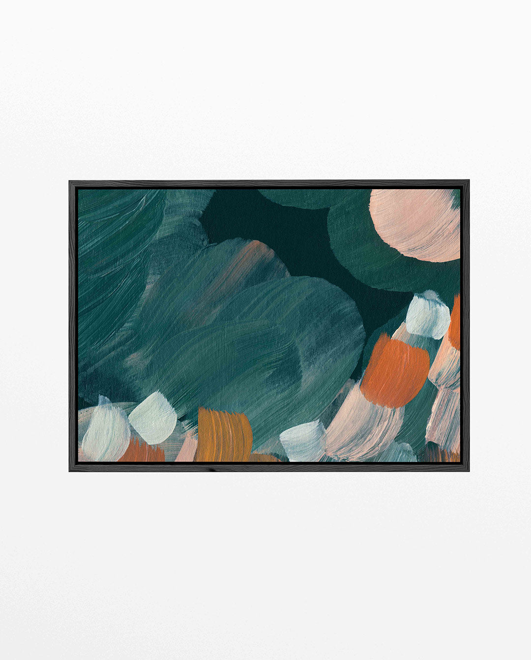 Dynamische borstelstreken Kunstwerk