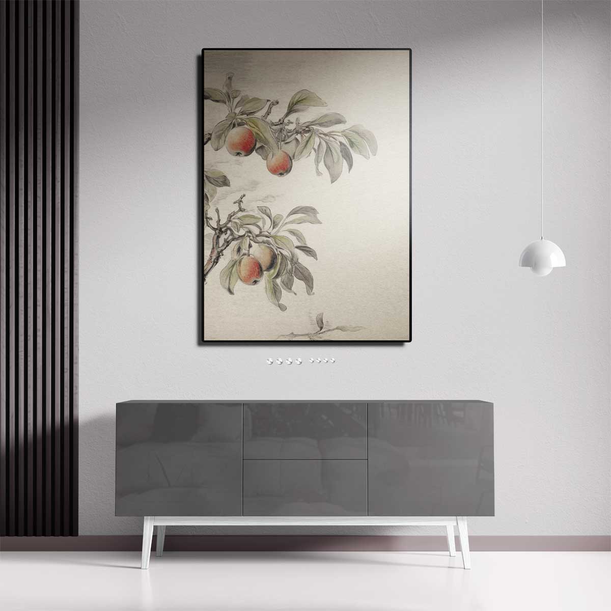 Tak met Appels Kunstwerk-canvas-dibond-plexiglas-wanddecoratie-WallArtistic