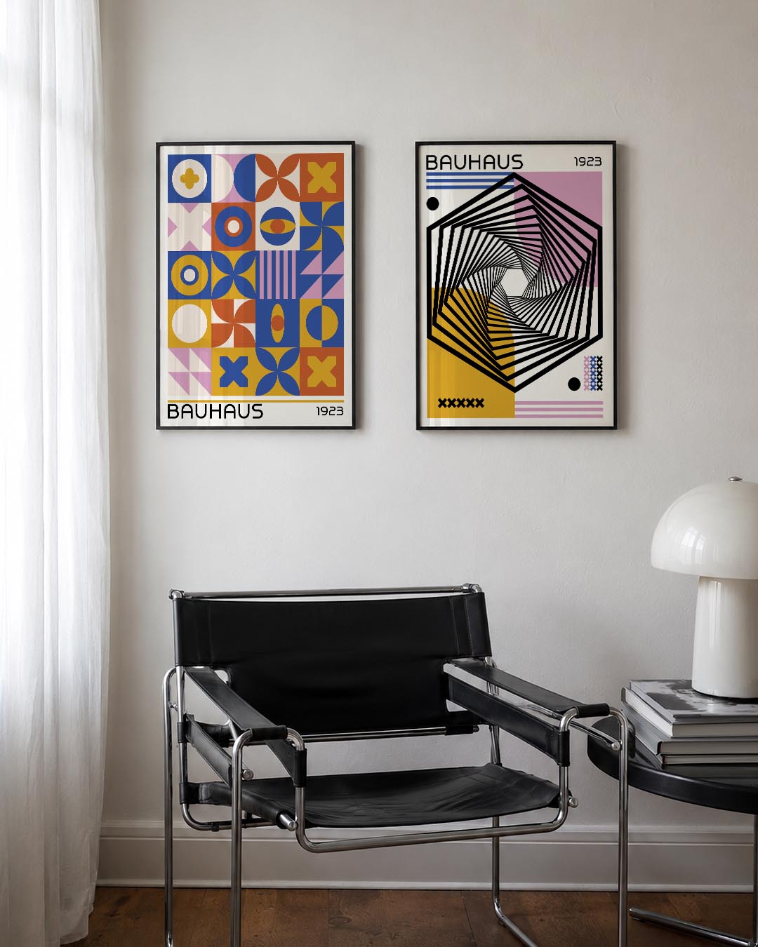 Vormen en vlakken Posterset