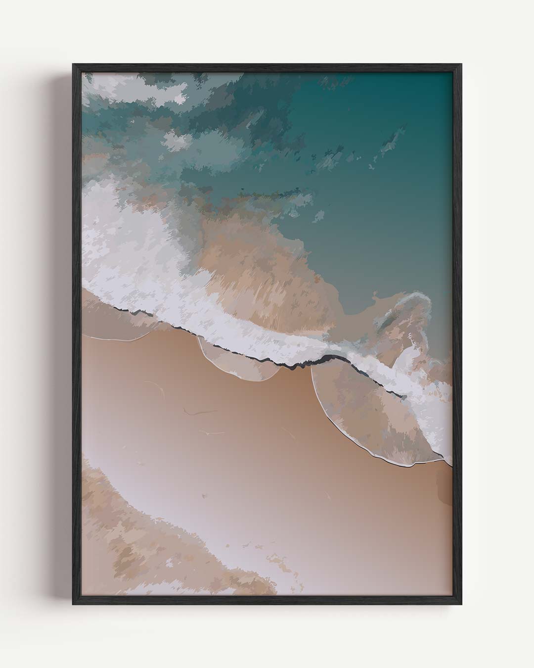 Dromerige Zee Aan De Kust Poster-WallArtistic