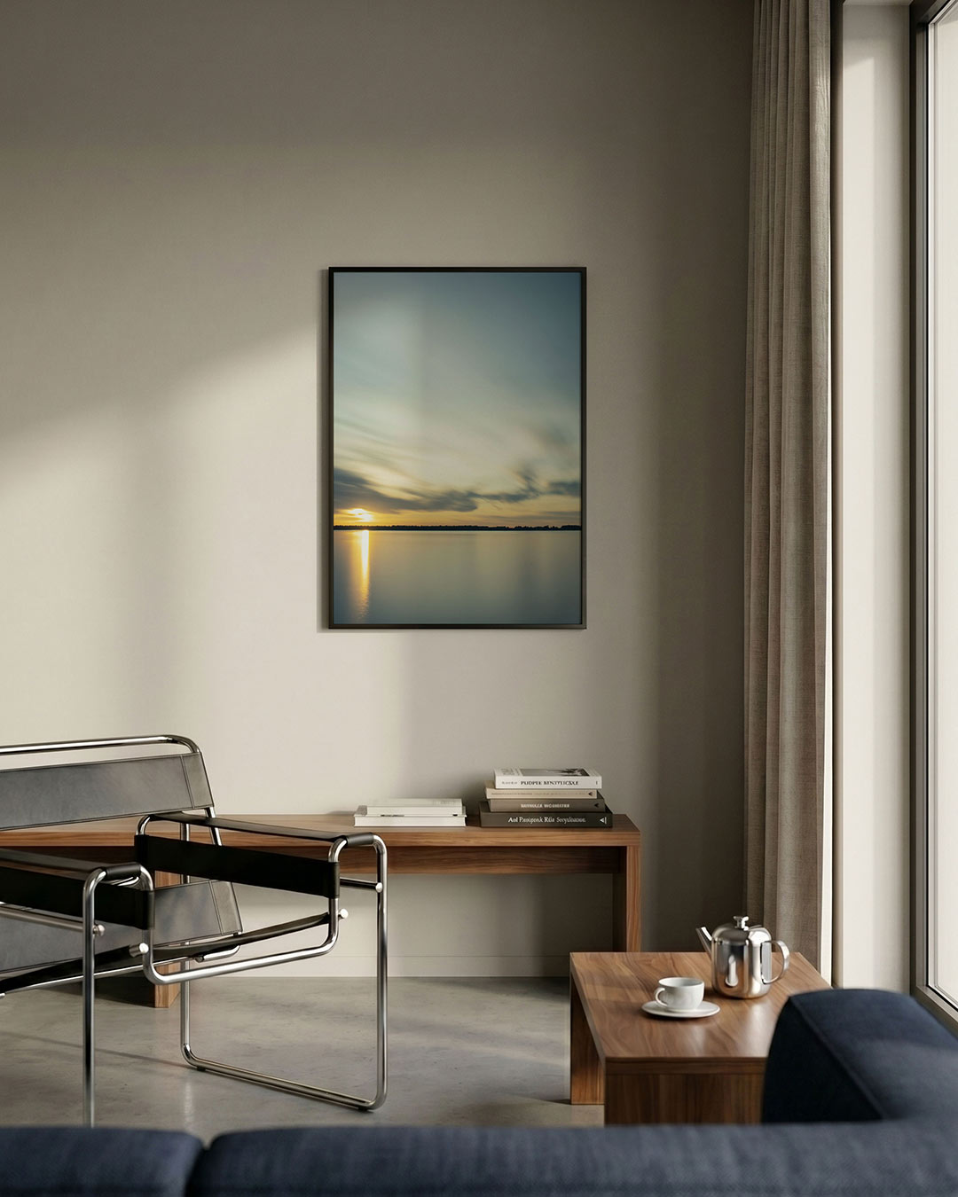 Rustige zonsondergang Poster