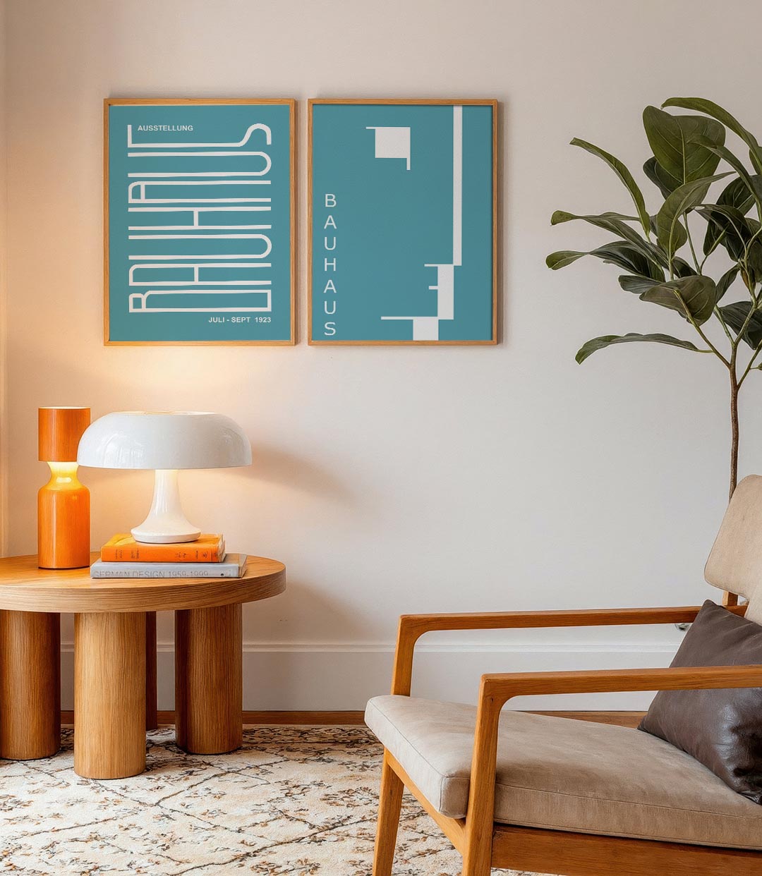 Lijnen en kleurvlakken Posterset
