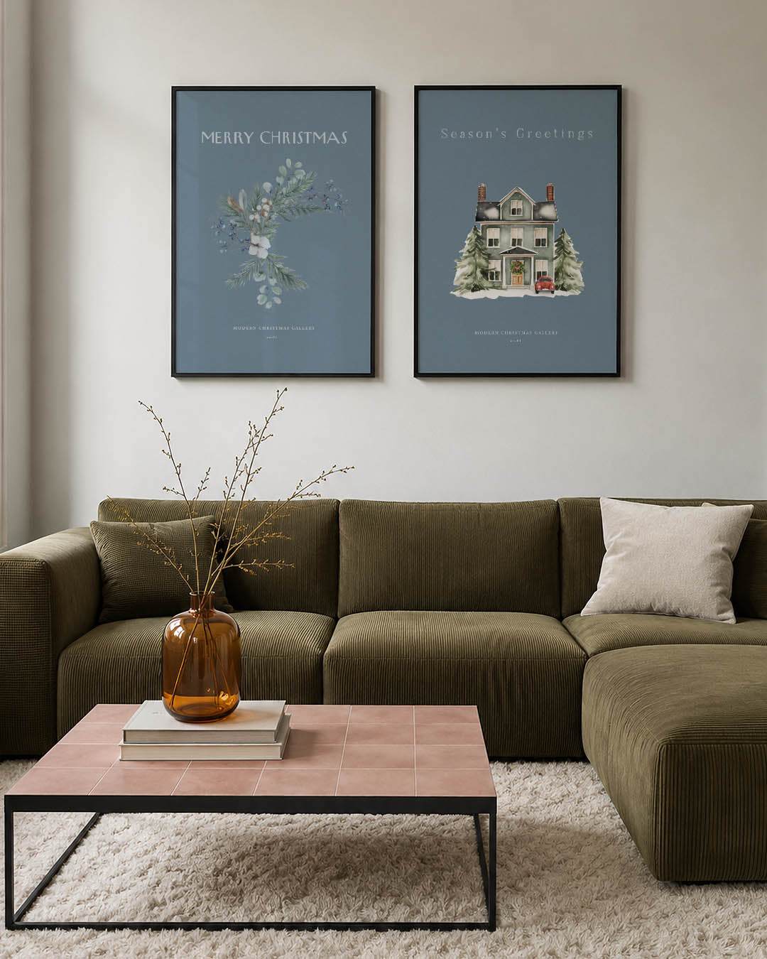 Winterse takken Posterset