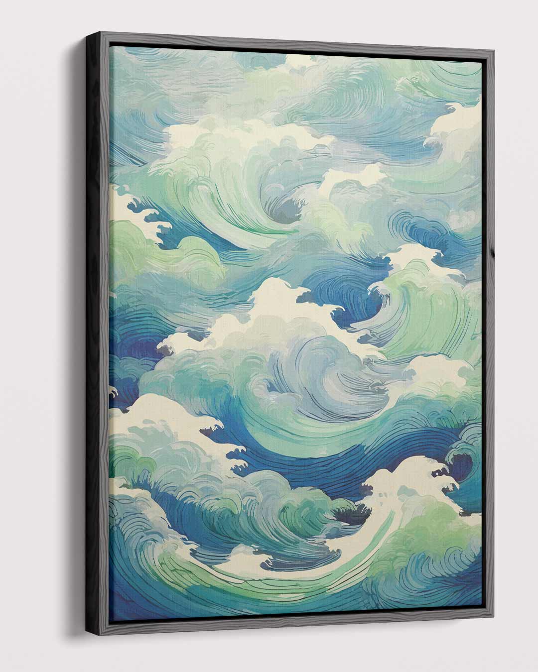 De Dans van de Oceaan Kunstwerk-canvas-dibond-plexiglas-wanddecoratie-WallArtistic