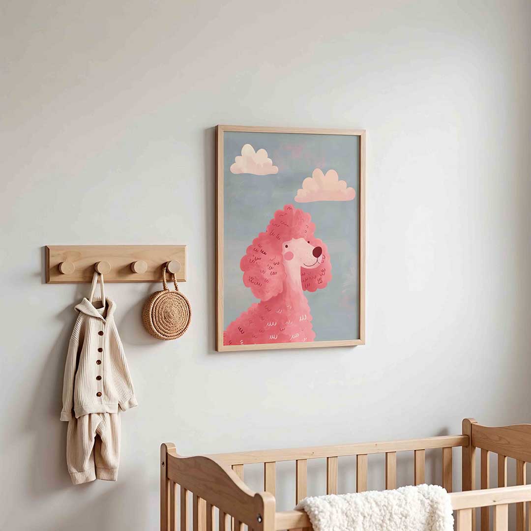 Roze poedel Poster