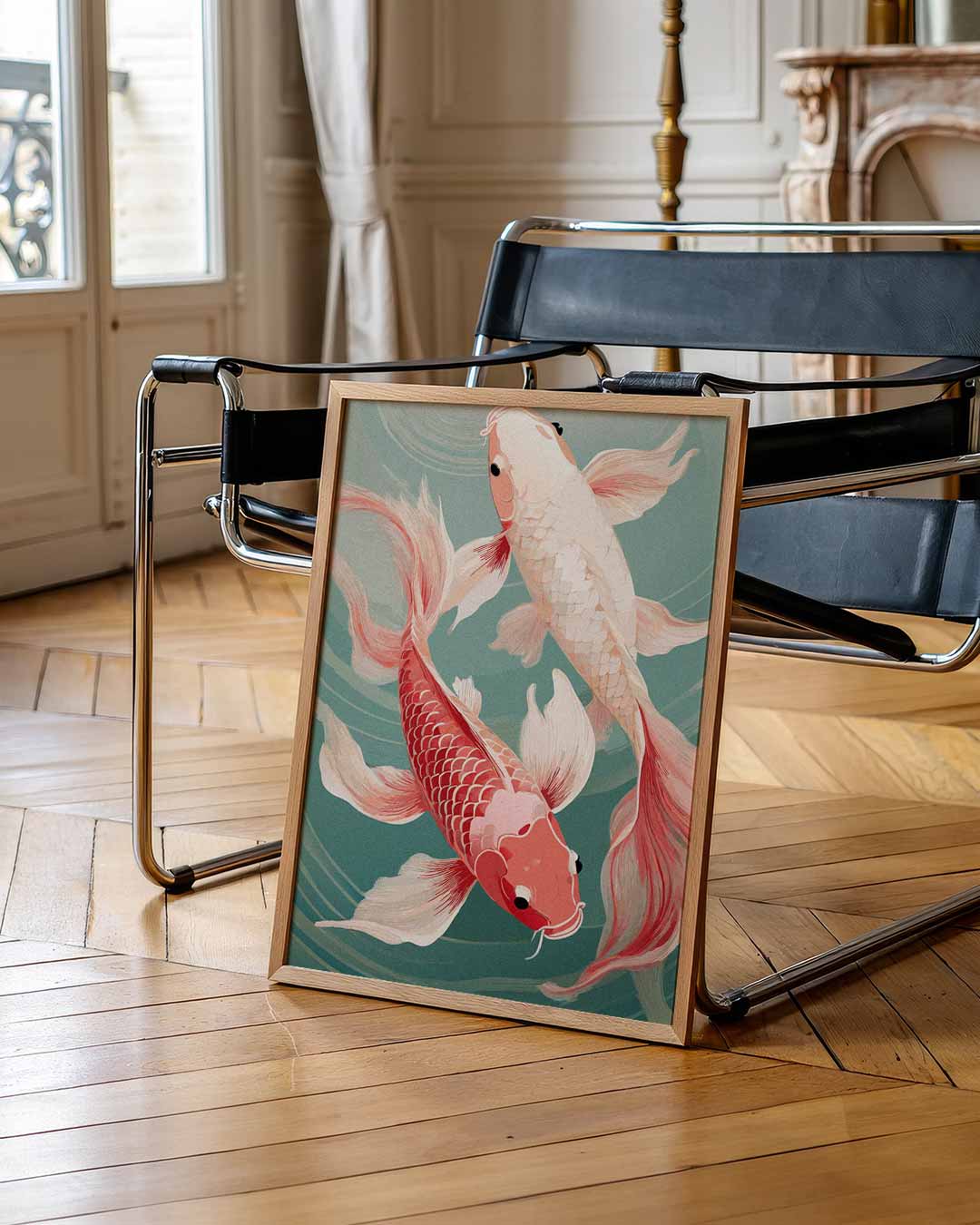 Sierlijke Koi Karper Poster-WallArtistic