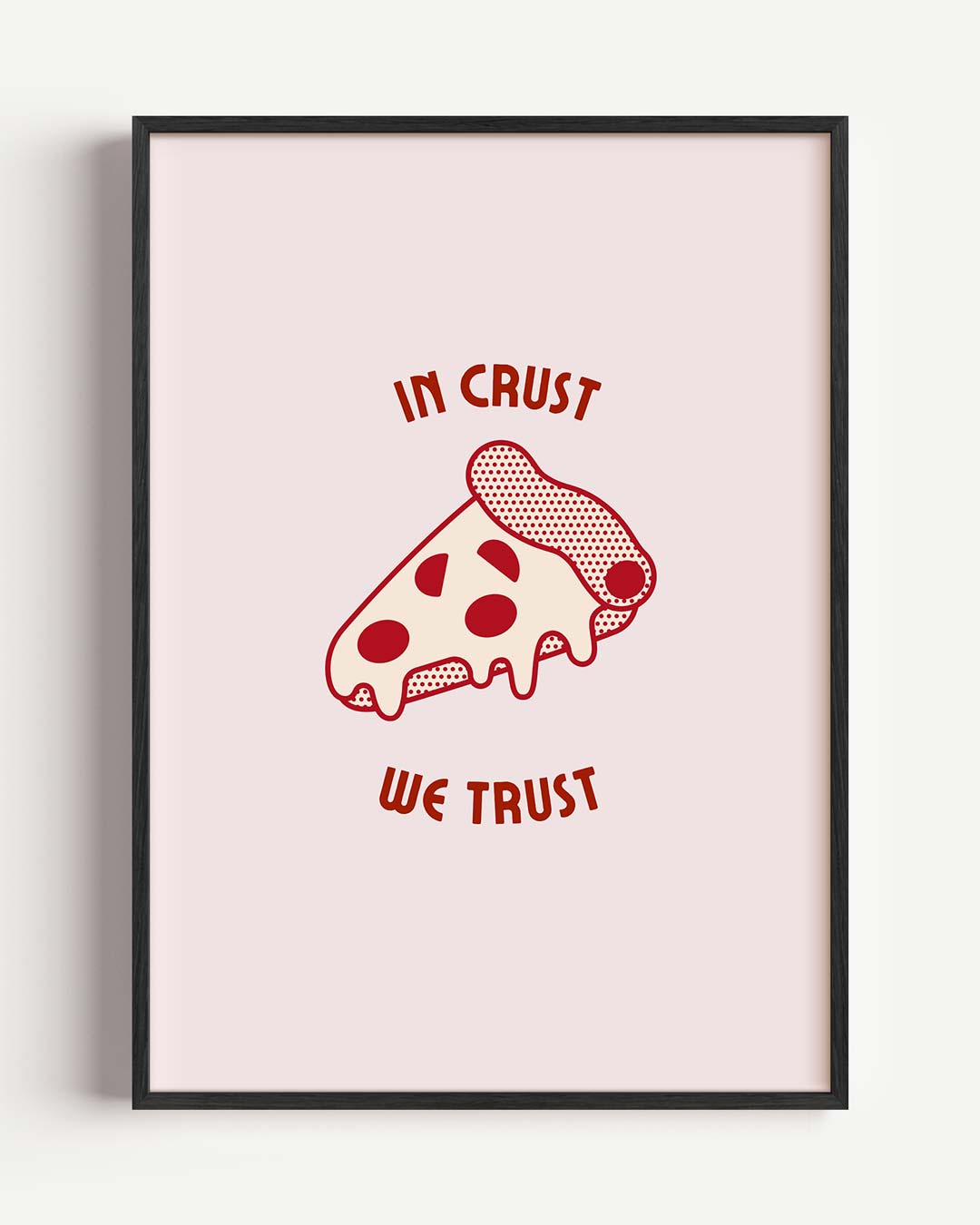 Pizza Liefde Poster-WallArtistic