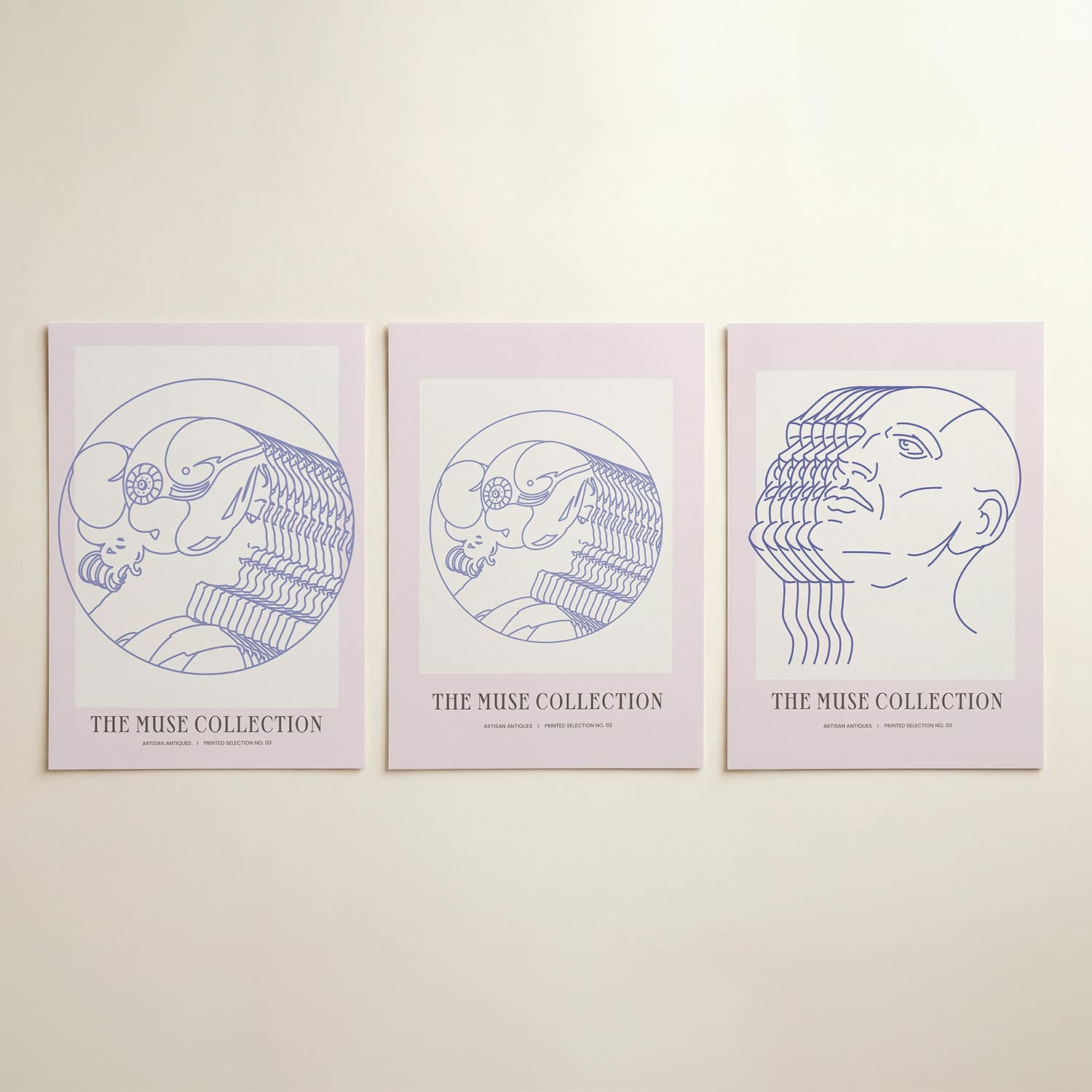 Lijnen en herhaling Posterset