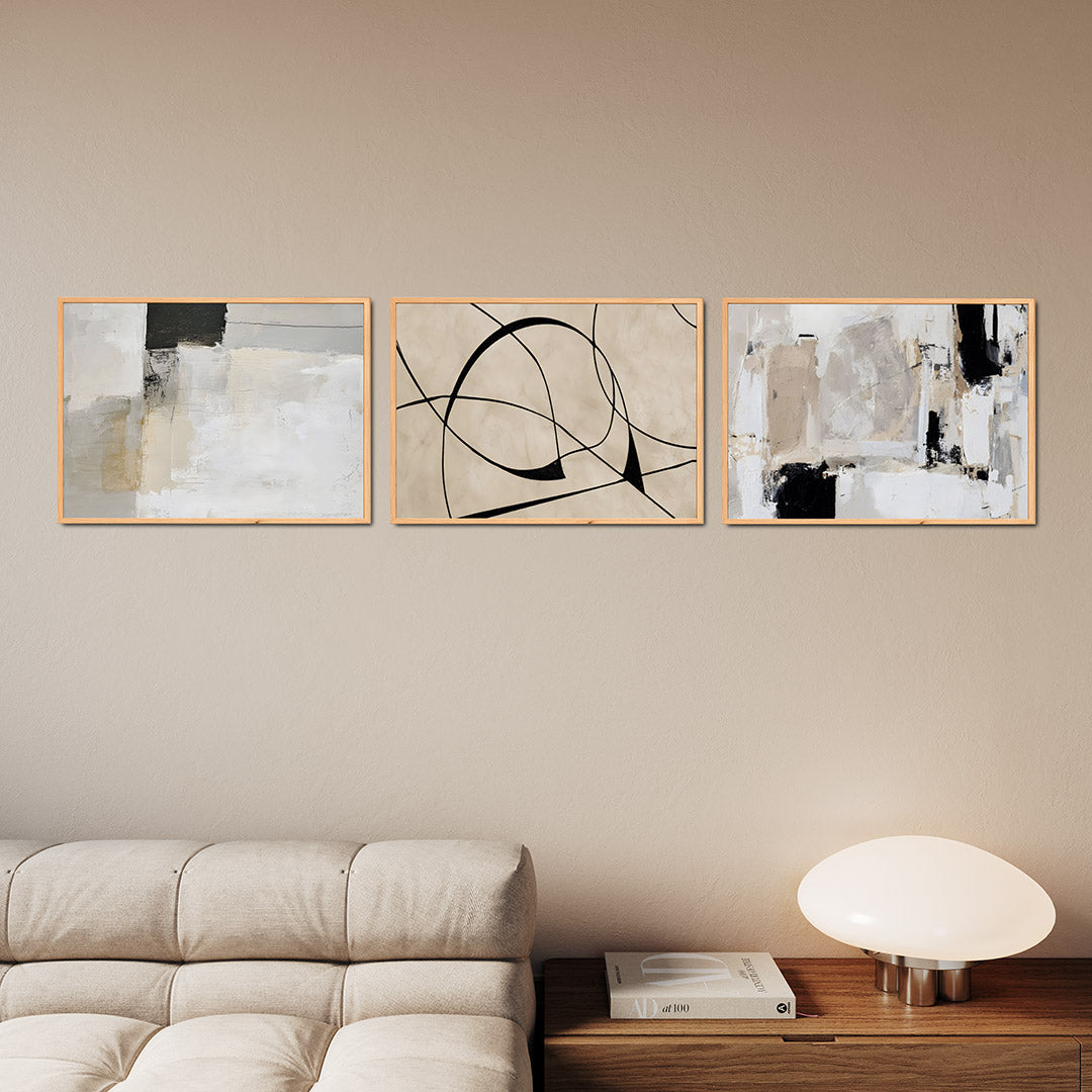 Neutrale vlakverdeling Posterset