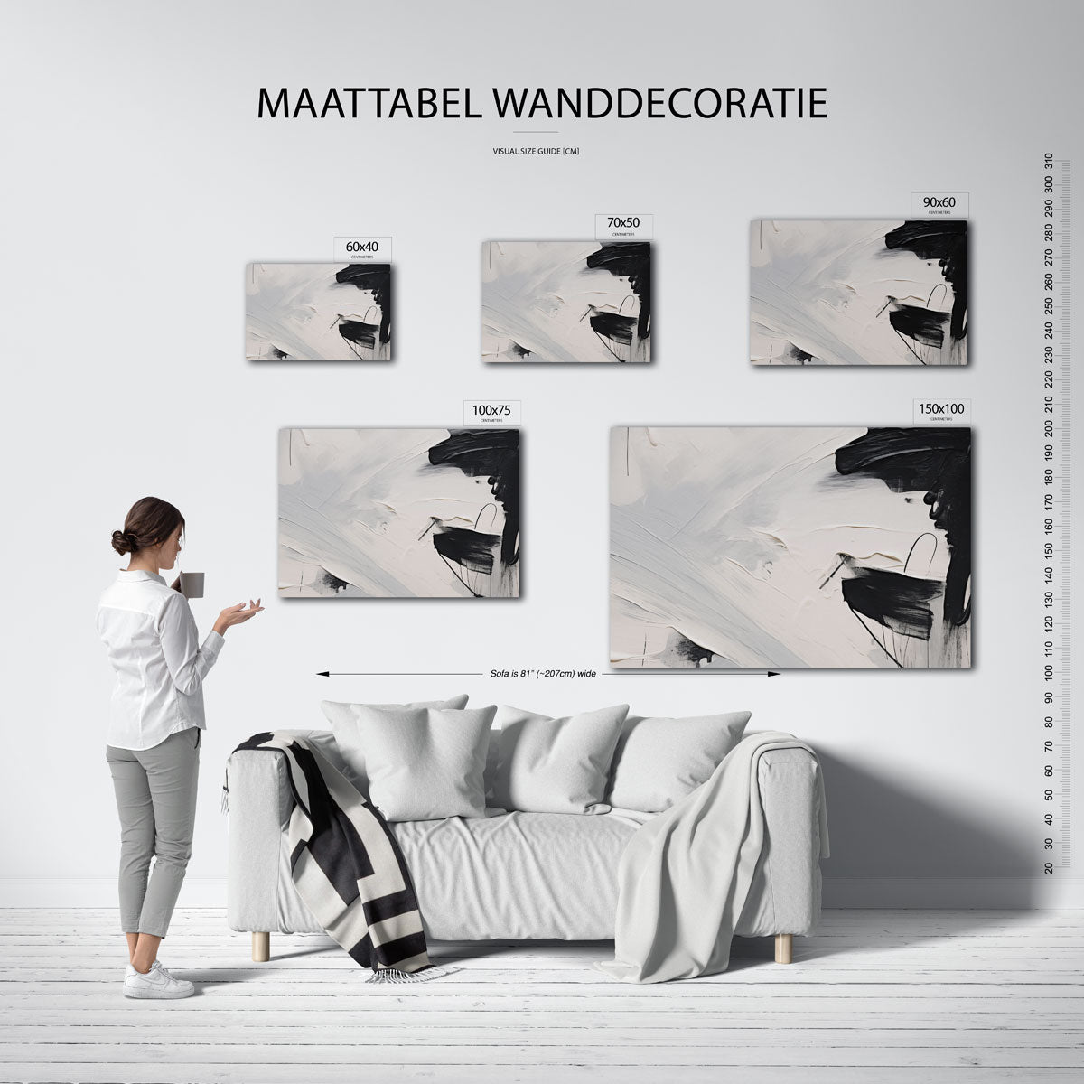 Abstracte Kunstwerk