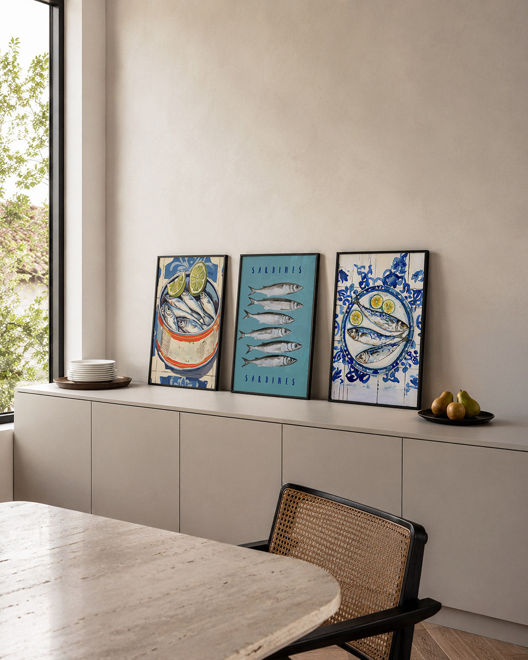 Vorm en kleurenspel Posterset