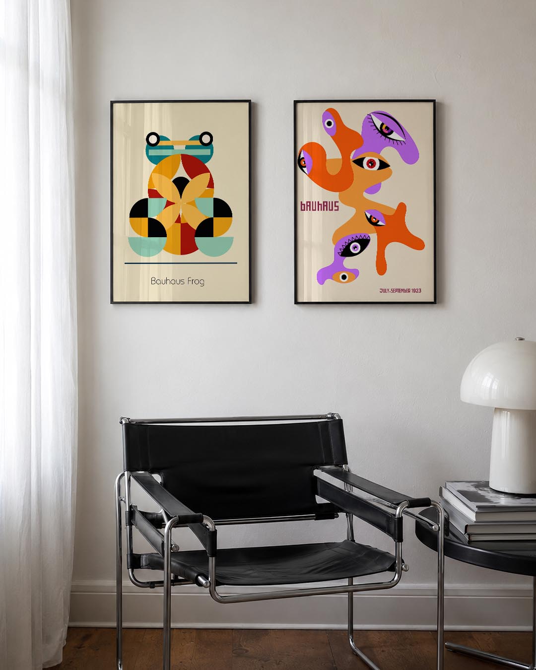 Vormenspel kikker Posterset