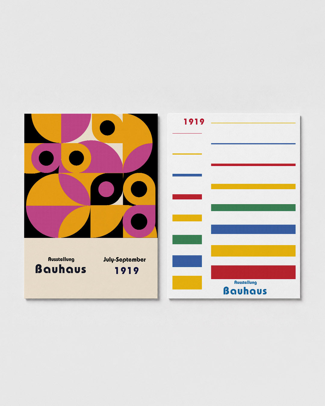 Kleurrijke cirkelpatronen Posterset
