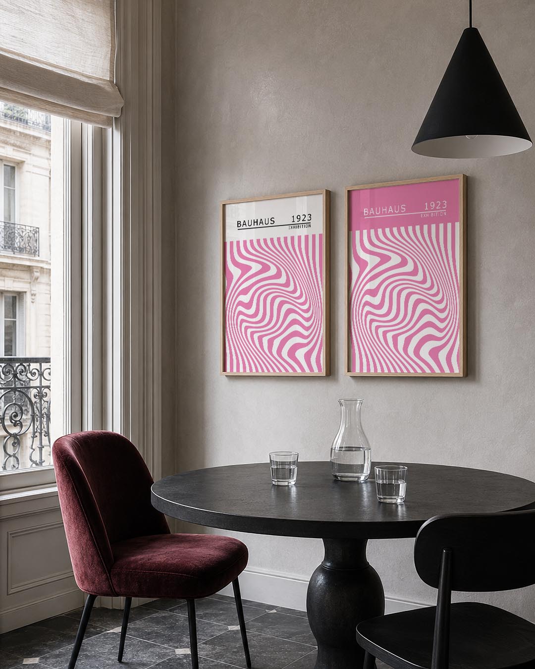 Golvende lijnen Posterset