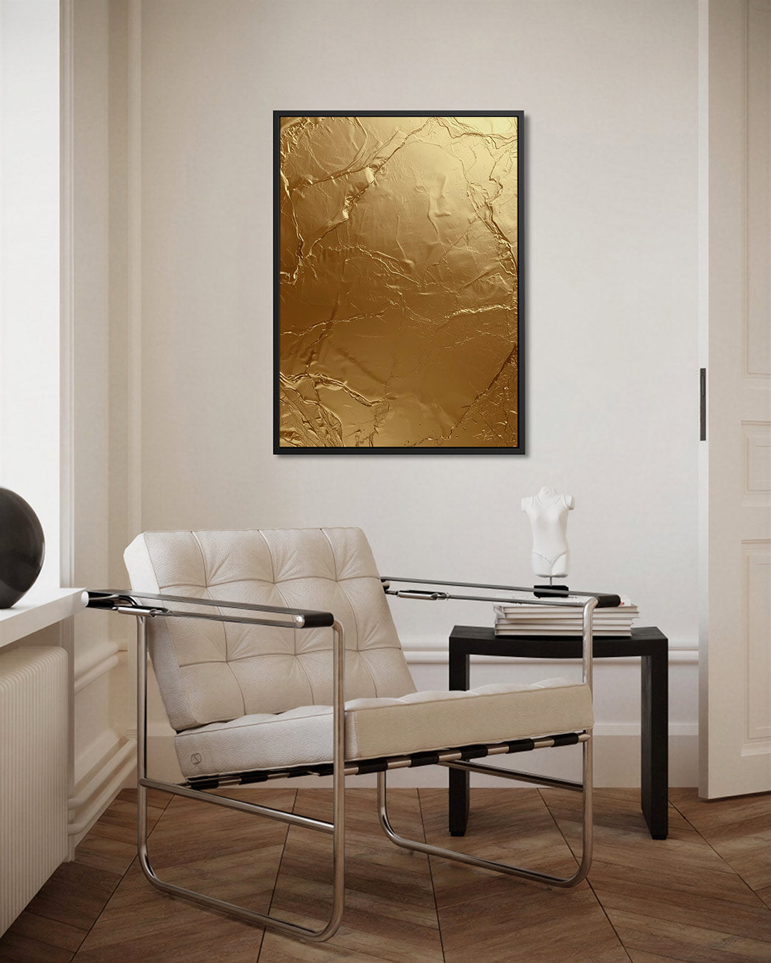 Gouden textuur Kunstwerk