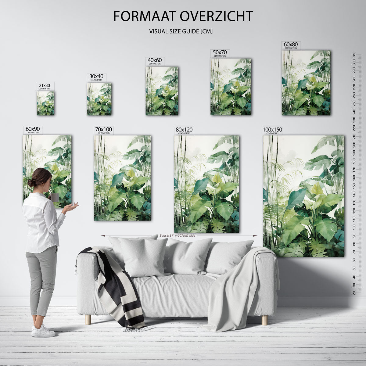 Groene bladeren Poster