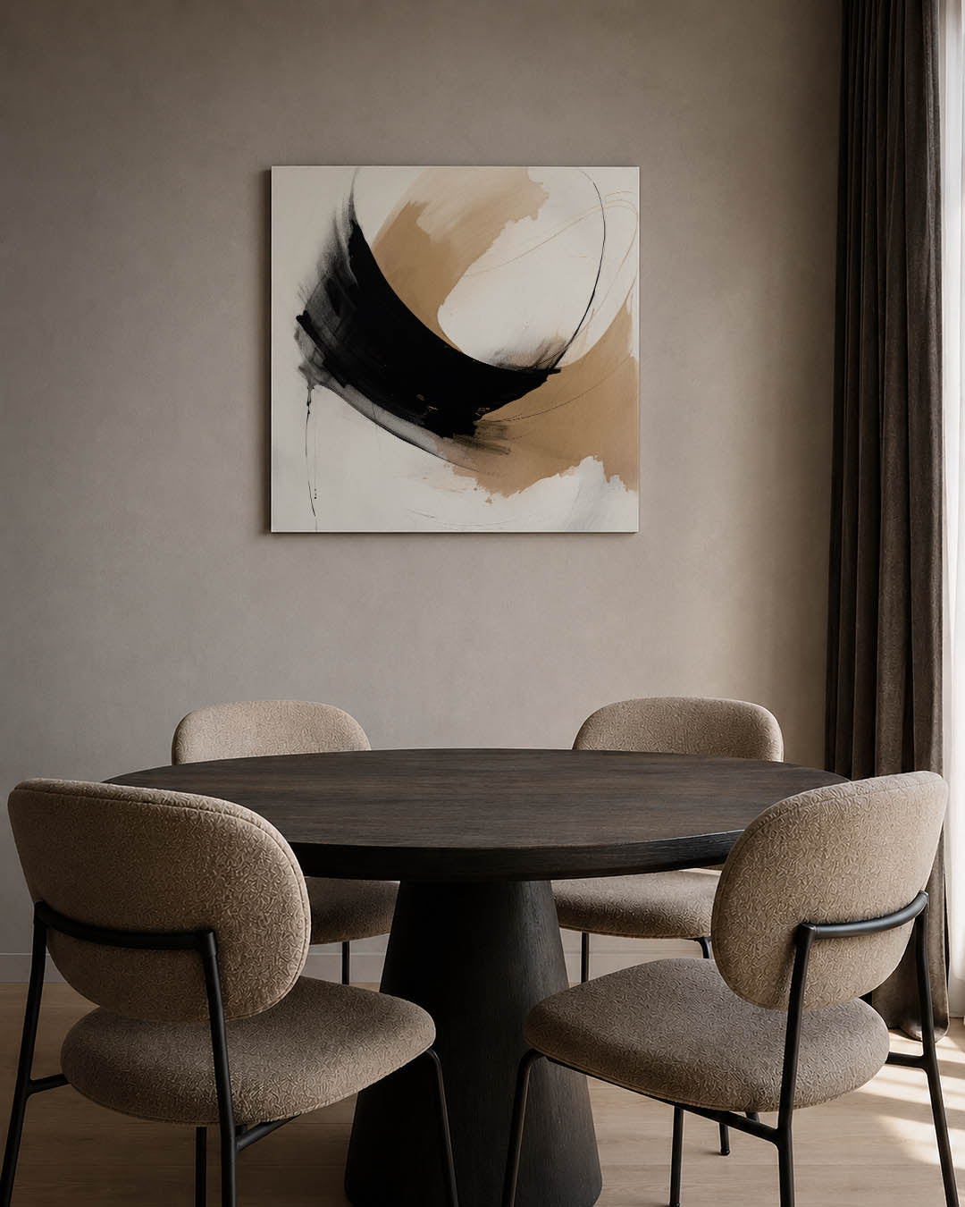 Dynamische kleurvlakken Kunstwerk