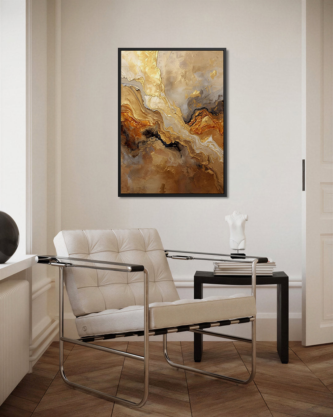 Gelaagde aardetinten Kunstwerk